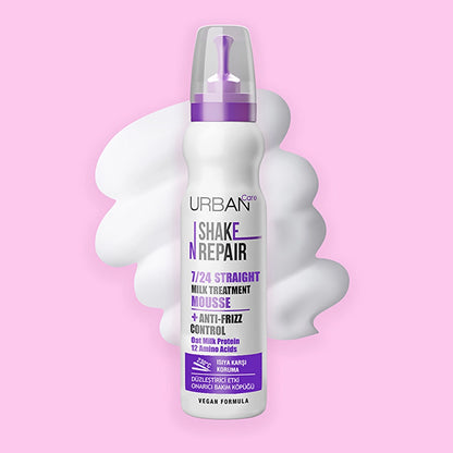 Urban Care Shake N Repair 24/7 Hair Care Mousse with Straightening Effect 150 ml