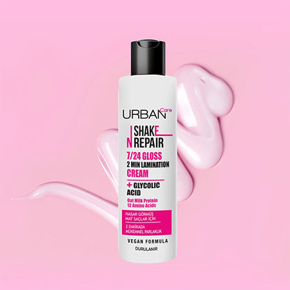 Urban Care Shake N Repair 7/24 Gloss Lamination Shine Effective Rinse Care Cream 200 ml