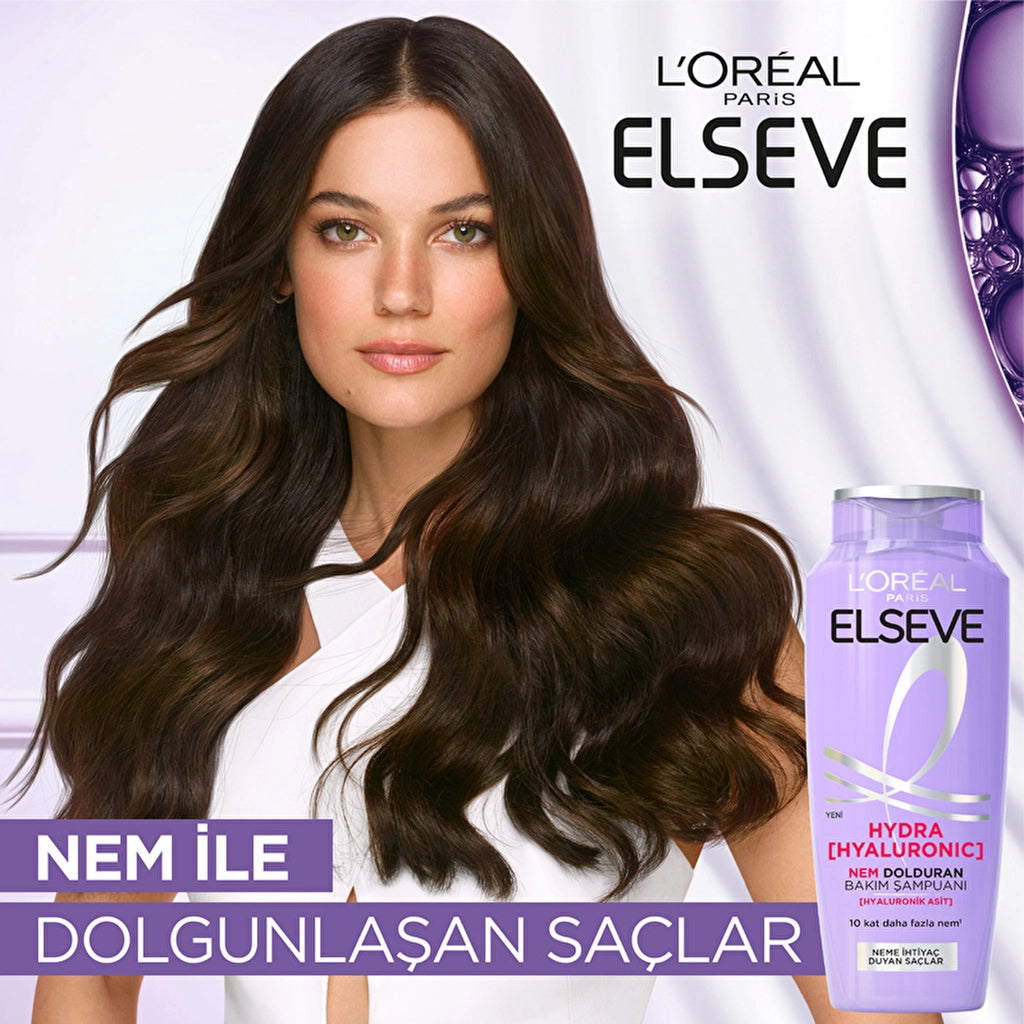 Loreal Paris Elseve Hydra Hyaluronic Moisture Replenishing Care Shampoo 300 ml