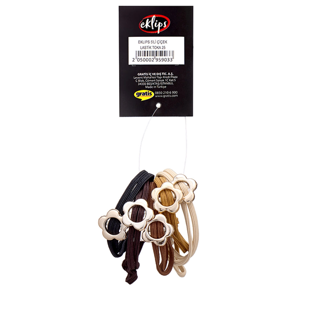 Eklips Floral Elastic Buckle 5-Piece