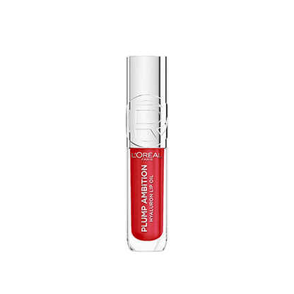 Loreal Paris Plump Ambition Hyaluron Lip Oil Nourishing and Moisturizing Lip Gloss 490 Berry Jolie