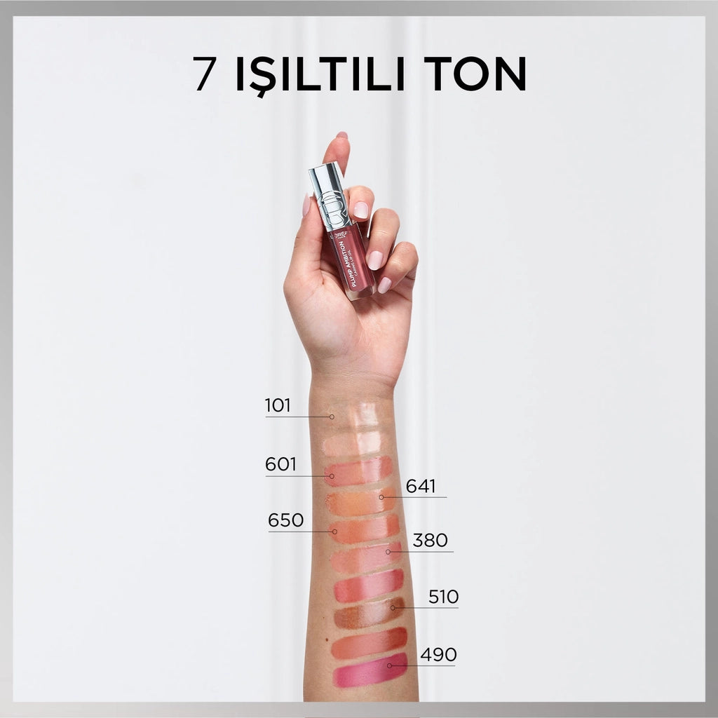 Loreal Paris Plump Ambition Hyaluron Lip Oil Nourishing and Moisturizing Lip Gloss 490 Berry Jolie