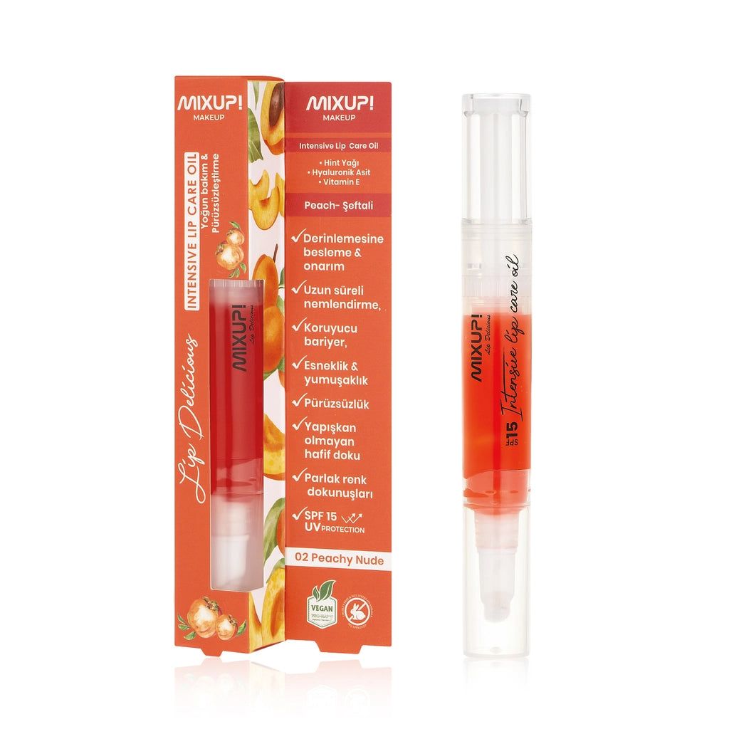 Mixup! Lip Delicious Oil Pen Lip Oil 02 Peachy Nude