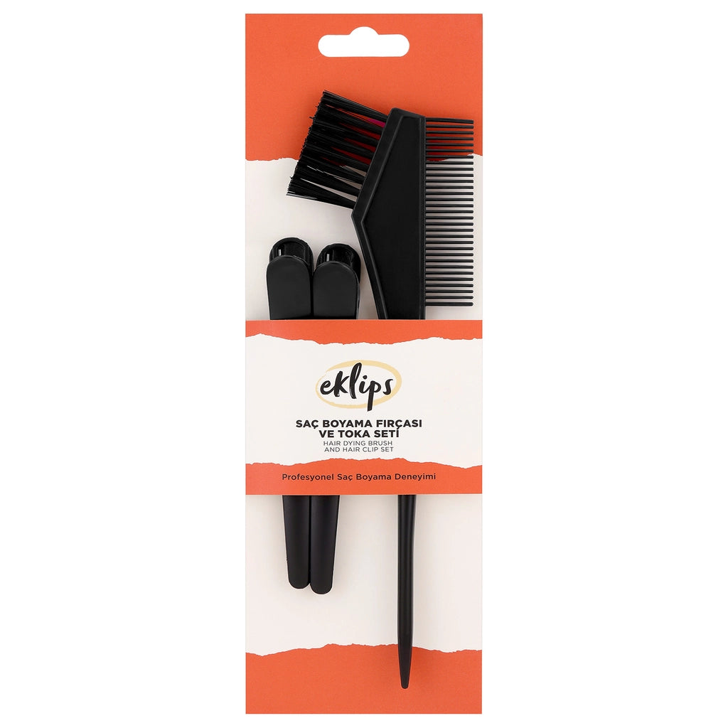 Eklips Hair Coloring Brush and Hairpin Set