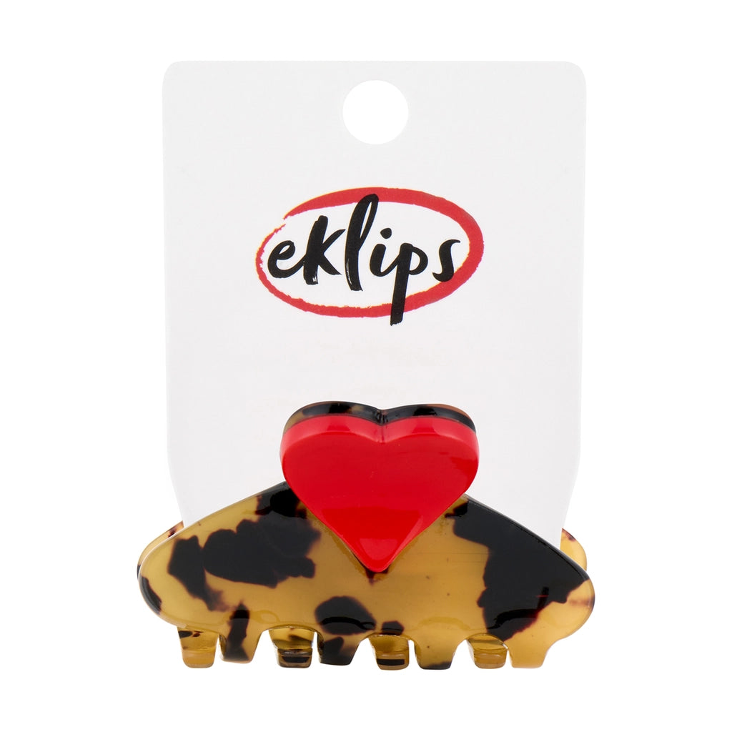 Eklips Leopard Red Heart Latch Buckle