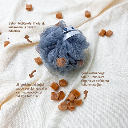 Balmy For Men Woody Soapy Bath Loofah