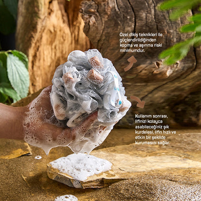 Balmy For Men Woody Soapy Bath Loofah