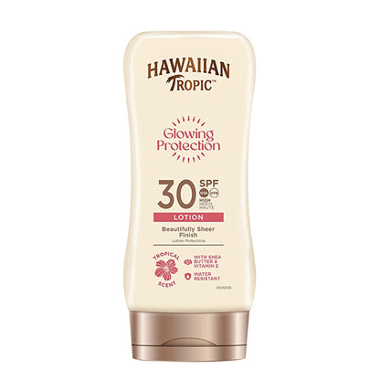Hawaiian Tropic Glowing Protection Lotion SPF30 Sunscreen Body Lotion 180 ml