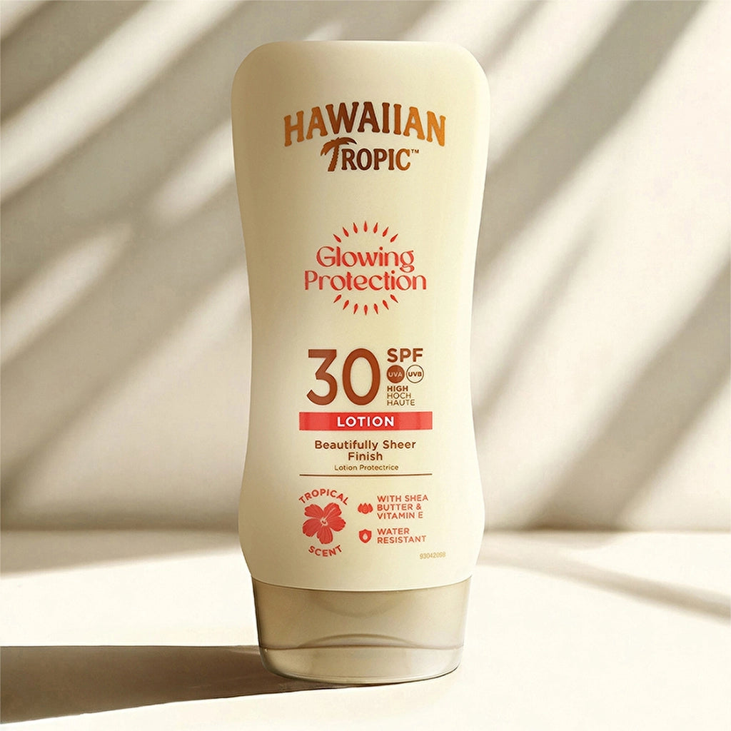 Hawaiian Tropic Glowing Protection Lotion SPF30 Sunscreen Body Lotion 180 ml