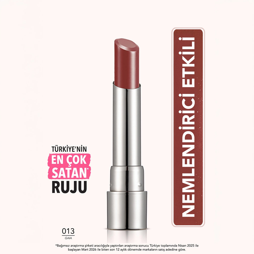 Flormar Sheer Up Glossy Finish Moisturizing Lipstick 020 Hidden Desire