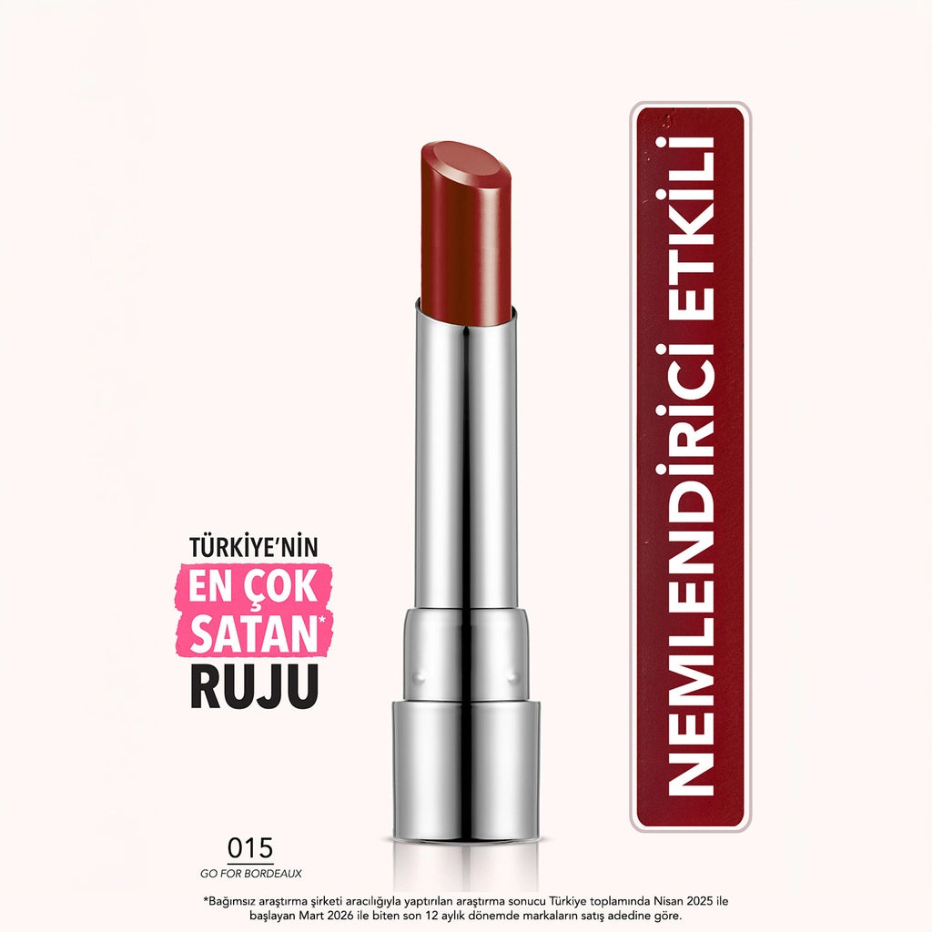 Flormar Sheer Up Glossy Finish Moisturizing Lipstick 020 Hidden Desire