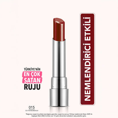 Flormar Sheer Up Glossy Finish Moisturizing Lipstick 020 Hidden Desire