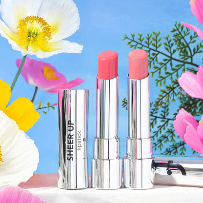 Flormar Sheer Up Moisturizing Effect Semi Transparent Lipstick 015 Go For Bordeaux