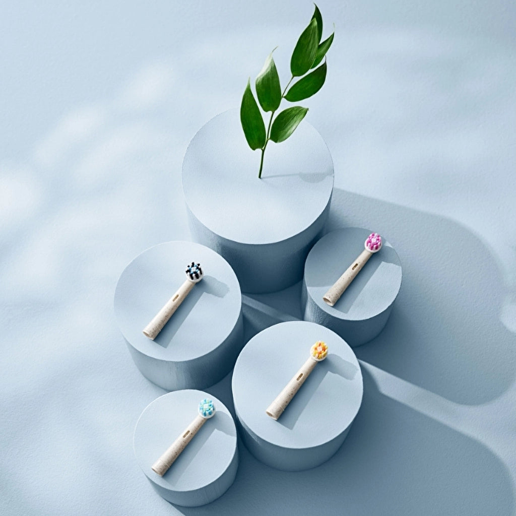 Humble Brush Plant-Based Material Electric Toothbrush Head 4 Pieces