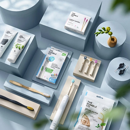 Humble Brush Plant-Based Material Electric Toothbrush Head 4 Pieces