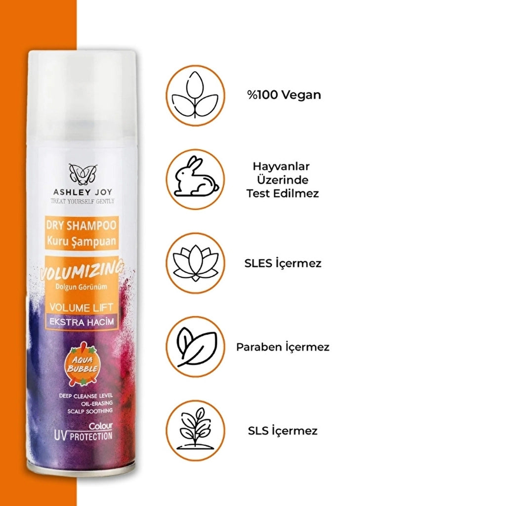 Ashley Joy Dry Shampoo Volumizing Aqua Bubble 200 ml