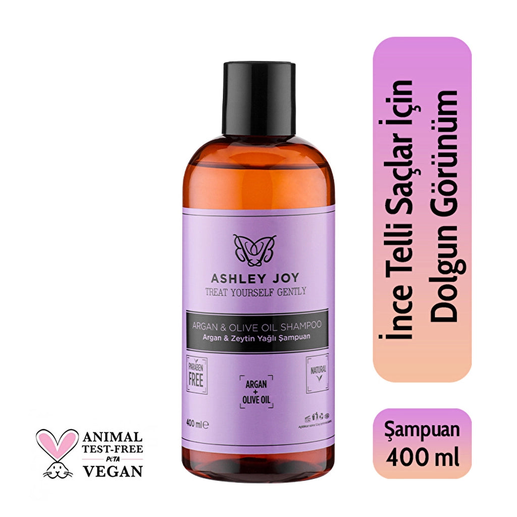 Ashley Joy Argan &amp; Olive Oil Shampoo 400 ml