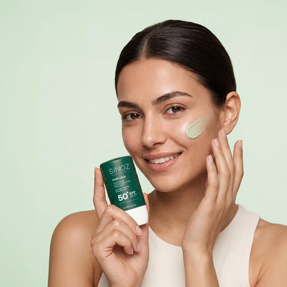 Sinoz Pure Cica Tiger Grass Tone Evening Liquid Sunscreen SPF50+ 50 ml