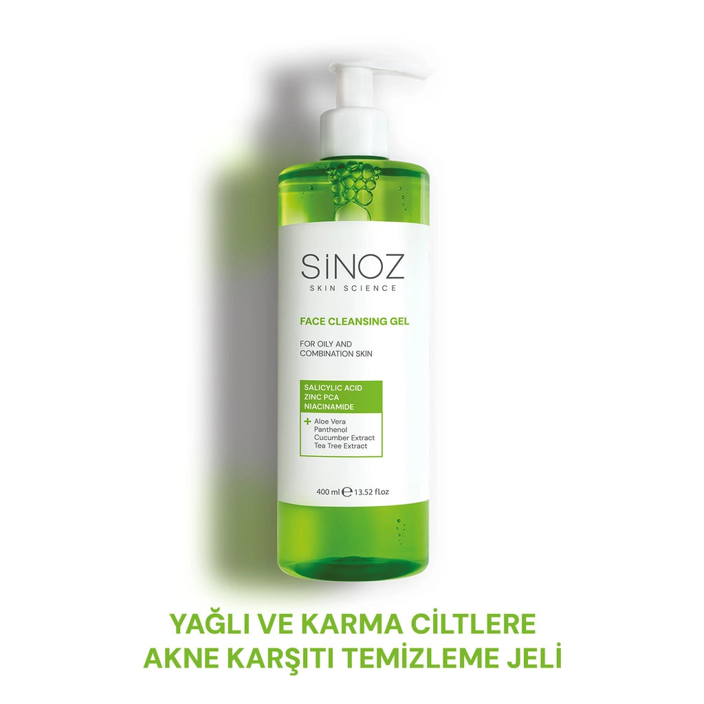 Sinoz Facial Cleansing Gel for Oily and Combination Skin 400 ml
