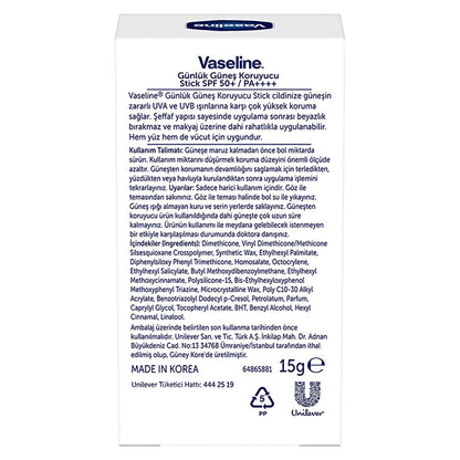 Vaseline Daily Sunscreen Stick SPF 50+ 15 gr