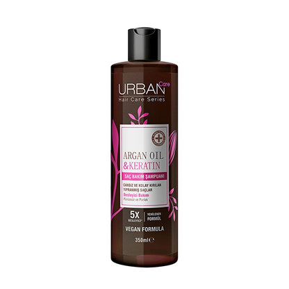 Urban Care Argan Oil &amp; Keratin Nourishing and Anti-Breakage Hair Care Shampoo 350 ml