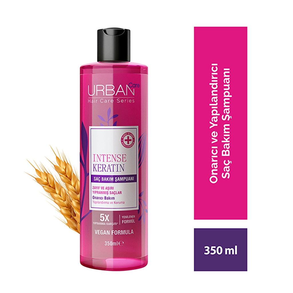 Urban Care Intense Keratin Intensive Damage Repair Hair Care Shampoo 350 ml