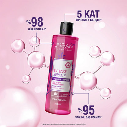 Urban Care Intense Keratin Intensive Damage Repair Hair Care Shampoo 350 ml