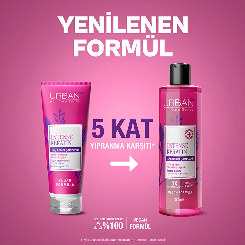 Urban Care Intense Keratin Intensive Damage Repair Hair Care Shampoo 350 ml