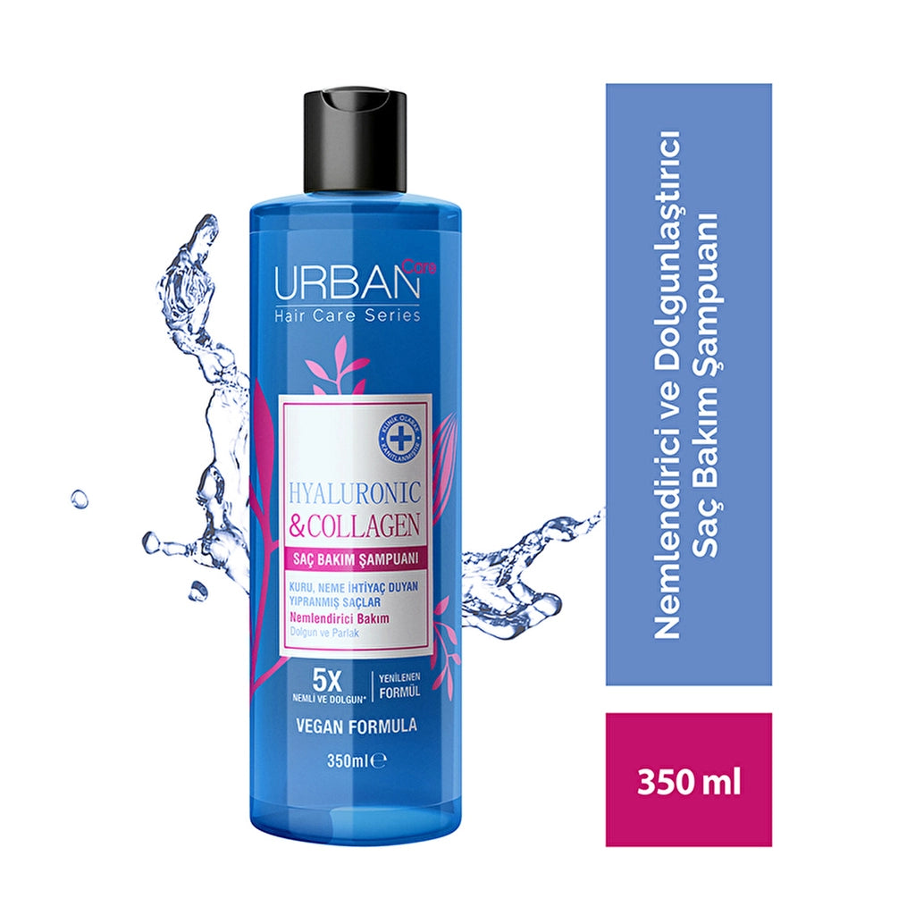 Urban Care Hyaluronic &amp; Collagen Extra Plumping Hair Care Shampoo 350 ml