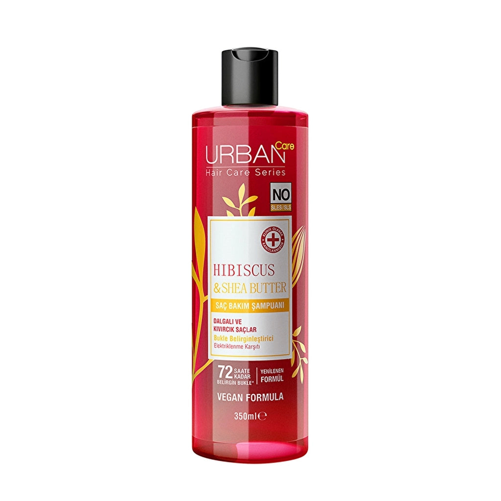 Urban Care Hibiscus &amp; Shea Butter Curl Defining Hair Care Shampoo 350 ml
