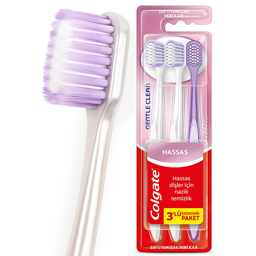 Colgate Gentle Clean 2+1 Toothbrush (Sensitive - Soft)