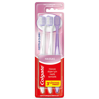 Colgate Gentle Clean 2+1 Toothbrush (Sensitive - Soft)