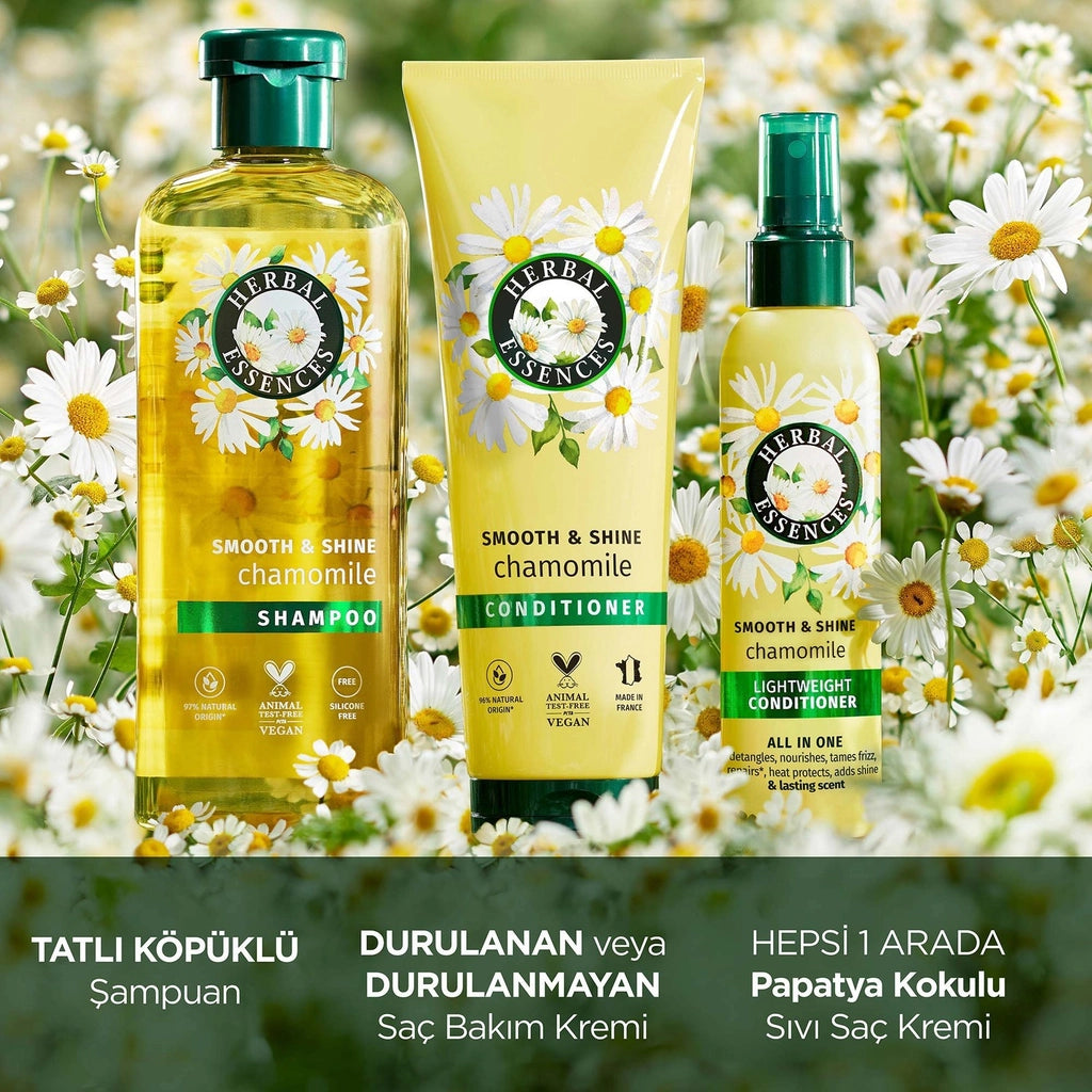 Herbal Essences Bright and Smooth Chamomile Scented All-in-One Non-Weightening Liquid Conditioner 145