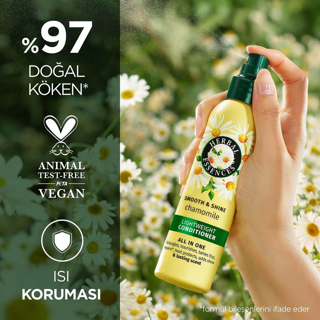 Herbal Essences Bright and Smooth Chamomile Scented All-in-One Non-Weightening Liquid Conditioner 145