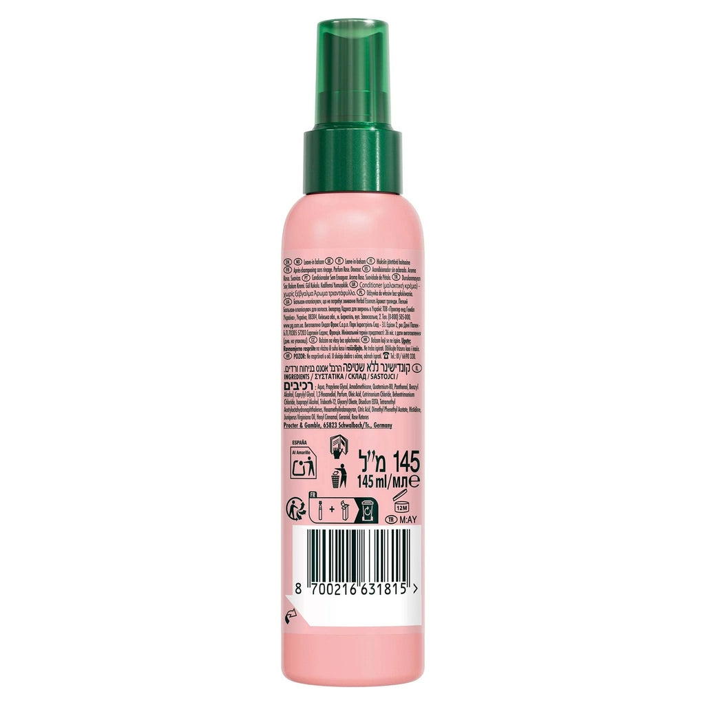 Herbal Essences Velvety Softness Rose Scented All-in-One Non-Heavy Liquid Conditioner 145 m