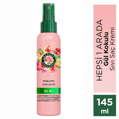 Herbal Essences Velvety Softness Rose Scented All-in-One Non-Heavy Liquid Conditioner 145 m