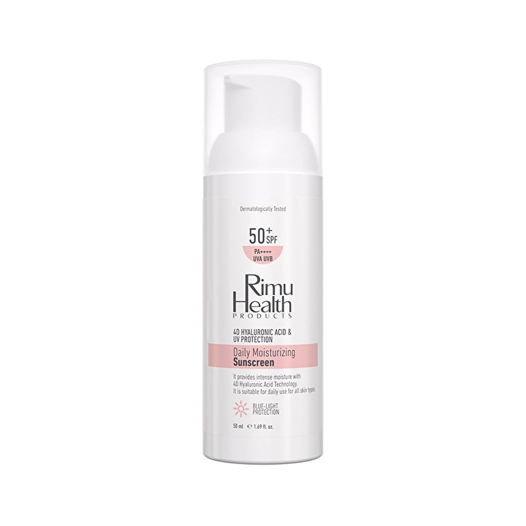 Rimu Health Intense Moisturizing Daily Sunscreen Suitable for All Skin Types 50 ml (Hyaluronic Acid)