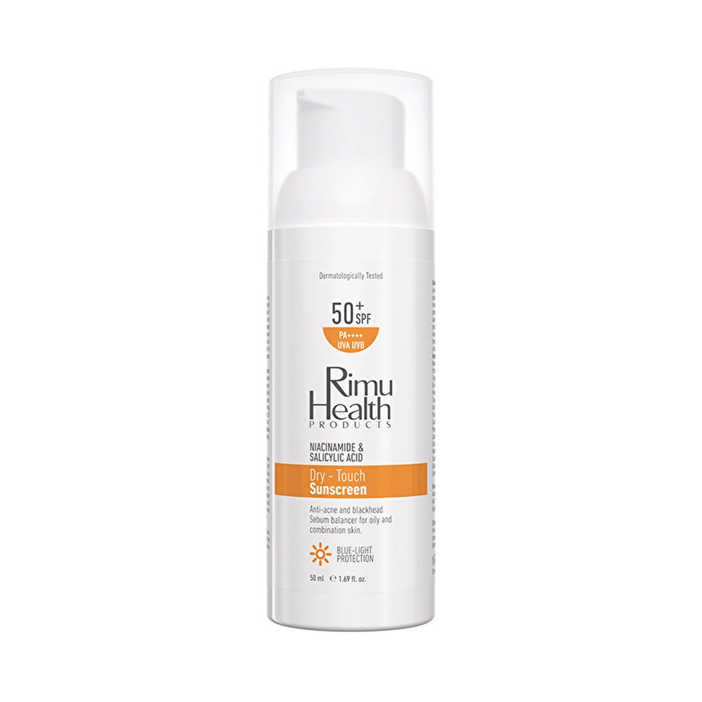 Rimu Health Anti-Blackhead and Acne Sunscreen for Oily &amp; Combination Skin 50 ml (Niacinamide - Salicylic Acid)