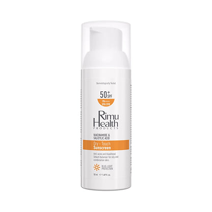 Rimu Health Anti-Blackhead and Acne Sunscreen for Oily &amp; Combination Skin 50 ml (Niacinamide - Salicylic Acid)