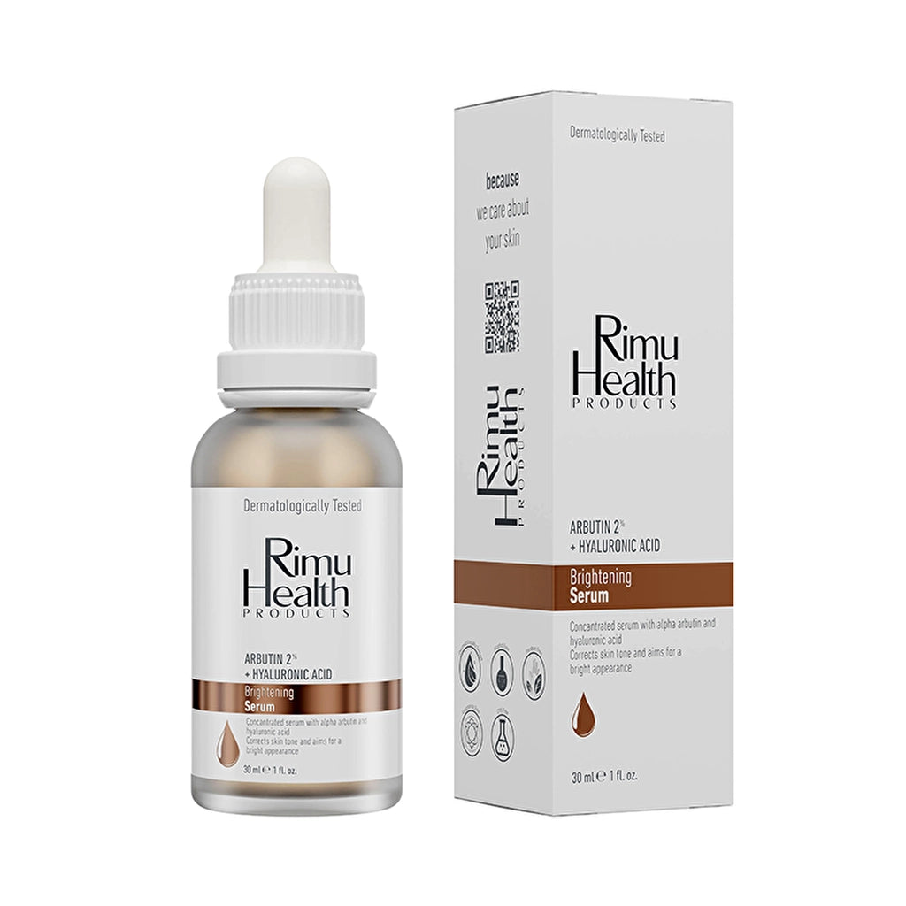 Rimu Health Skin Tone Equalizer and Facial Serum for Blemished Skin 30 ml (Arbutin 2% + Hyaluronic Ac