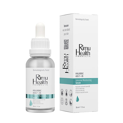 Rimu Health Perfume-Free Intense Moisturizing Serum for All Skin Types 30 ml (Hyaluronic Acid 2% + B5)