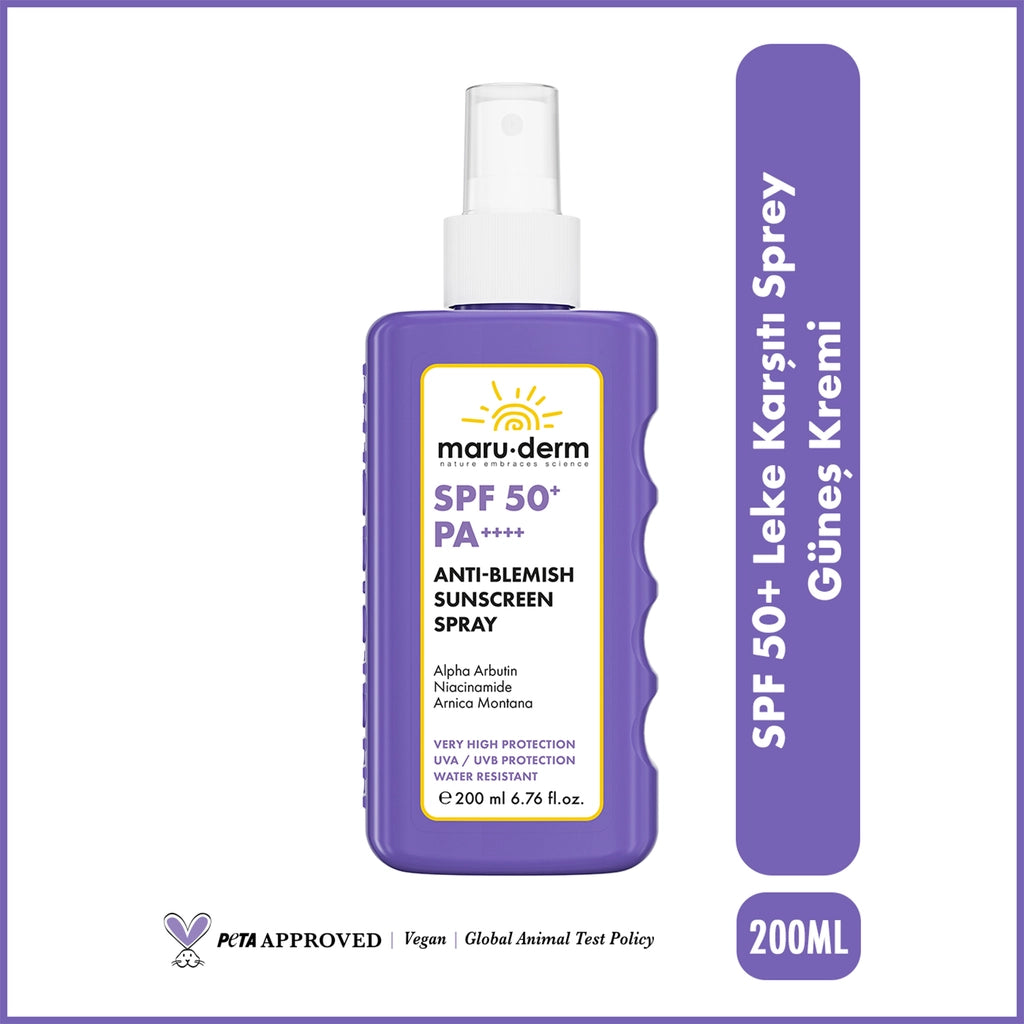 Maruderm 50+SPF Anti-Blemish Body Sun Spray 200 ml