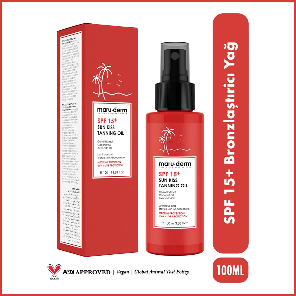 Maruderm SPF 15+ Sun Kiss Tanning Oil SPF 15+ Bronzing Oil 100 ml
