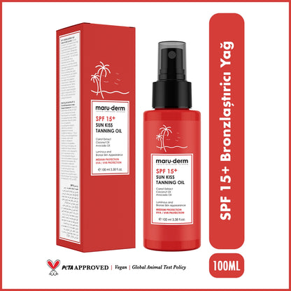 Maruderm SPF 15+ Sun Kiss Tanning Oil SPF 15+ Bronzing Oil 100 ml