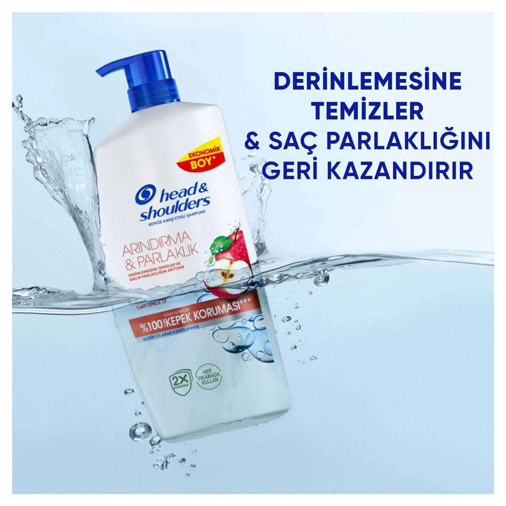 Head &amp; Shoulders Purification and Shine Apple Cider Vinegar Shampoo 800 ml