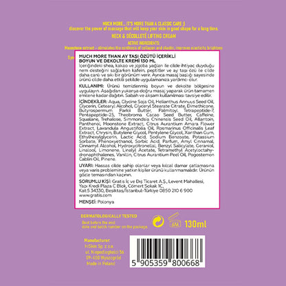 Much More Than Neck and Decollete Cream with Moonstone Extract 130 ml