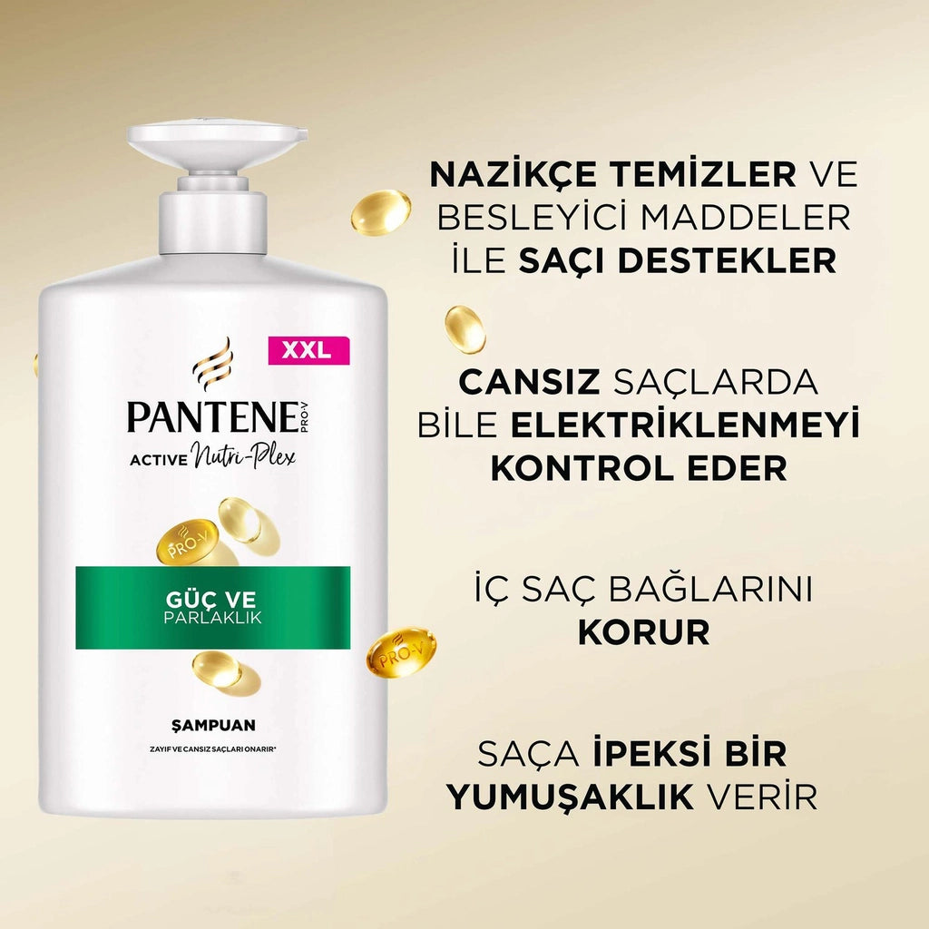 Pantene Power and Shine Shampoo 800 ml