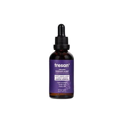 Tresan Organic Rosemary &amp; Mint Anti-Hair Care Oil Complex 50 ml