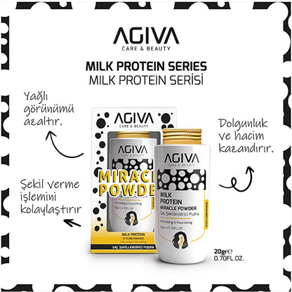 Agiva Milk Protein Miracle Hair Powder 20 gr