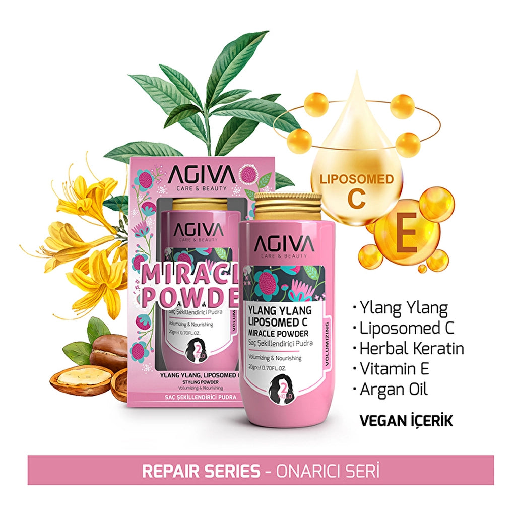 Agiva Ylang Ylang Lipozomed C Miracle Hair Powder 20 gr